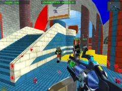 Blocky Gun Paintball 3 — bezplatná online hra