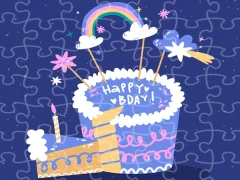 Happy Birthday Jigsaw – kostenloses Online-Spiel