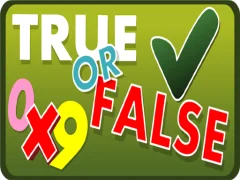 True or False — لعبة مجانية اون لاين