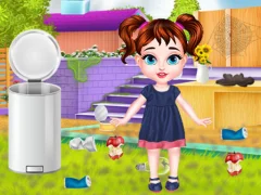 Baby Taylor Backyard Cleaning — bezmaksas tiešsaistes spēle