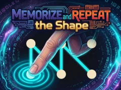 Permainan Memorize and Repeat the Shape talian
