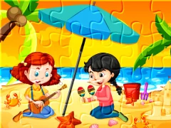 Xogo Beach Jigsaw en liña