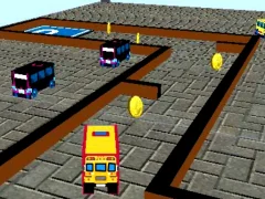 School Bus 3D Parking — لعبة مجانية اون لاين