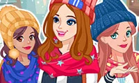 Winter Top Model Dress Up เกมออนไลน์