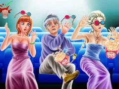 Xogo Ice Family Movie Night en liña