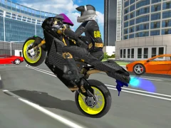 Xogo Motorbike Stunt Super Hero Simulator en liña