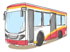 Spill Cartoon Bus Slide online