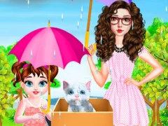 Baby Taylor Helping Kitten — ücretsiz çevrimiçi oyun