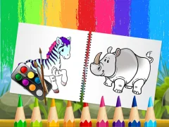 游戏Funny Animals Coloring Book在线