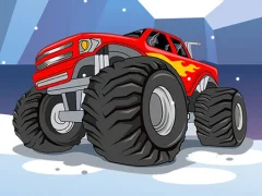 Monster Truck Wheels Winter — bezmaksas tiešsaistes spēle