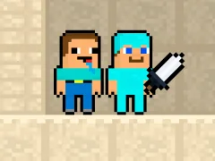 Noob vs Pro Sand island — 無料オンラインゲーム