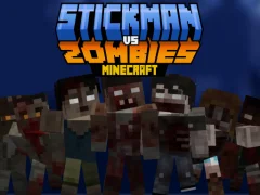 Stickman vs Zombies Minecraft — 無料オンラインゲーム