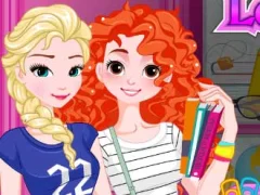 Princess Back 2 School Lockers เกมออนไลน์
