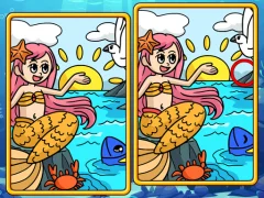 Igra Mermaids Spot The Differences online