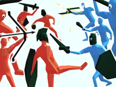Jwèt Funny Battle Simulator sou entènèt
