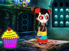 Peli Lovable Halloween Girl Escape verkossa
