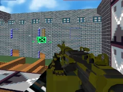 Blocky Combat Swat Fun 3D — bezmaksas tiešsaistes spēle