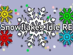 Jwèt Snowflakes Idle RE sou entènèt