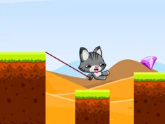 Swing Cute Cat — bezmaksas tiešsaistes spēle