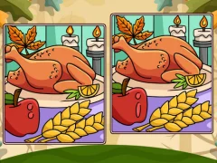 Thanksgiving Spot The Differences – tasuta veebimäng
