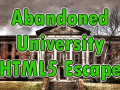 Abandoned University Html5 Escape — bezmaksas tiešsaistes spēle