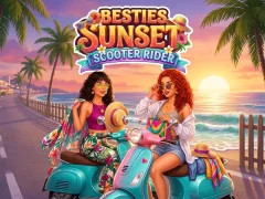 Spel Besties Sunset Scooter Rider aanlyn