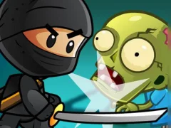 Ninja Kid vs Zombies  — ücretsiz çevrimiçi oyun
