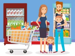 Spill Happy Shopping Jigsaw online
