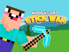 Jwèt Noob vs Pro Stick War sou entènèt