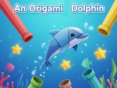 An origami dolphin