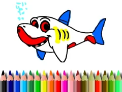 Back To School: Shark Coloring Book — free online game