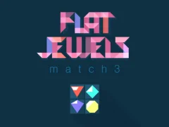 Flat Jewels match 3 — لعبة مجانية اون لاين