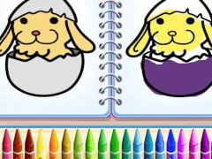 游戏Coloring Bunny Book在线