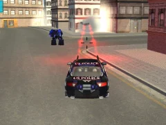 Гаме US Police Robot Transform: Robot  fighting games онлајн