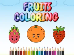 游戏FRUITS COLORING在线