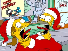 Simpsons Christmas Jigsaw Puzzle — لعبة مجانية اون لاين