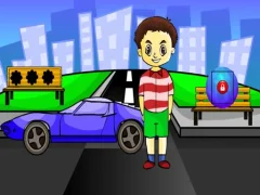 Find The Blue Car Key — لعبة مجانية اون لاين