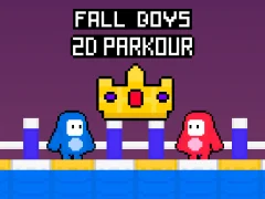 Гаме Fall Boys 2D Parkour онлајн