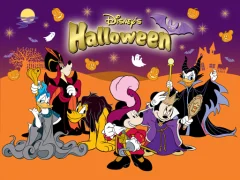 Cluiche Happy Halloween Disney Jigsaw Puzzle ar líne