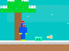 Igra Noob Huggy Winter online