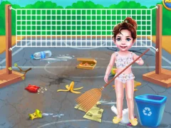Baby Taylor Beach Cleaning Day — لعبة مجانية اون لاين