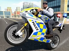 Police Chase Motorbike Driver — bezmaksas tiešsaistes spēle
