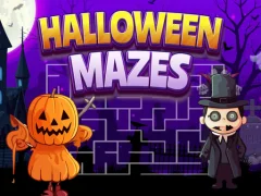 Spel Halloween Mazes på nätet