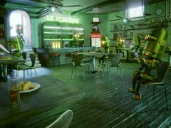 Robot Bar Find the Differences — لعبة مجانية اون لاين