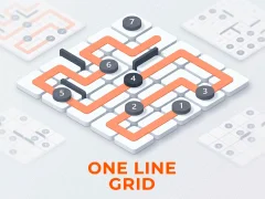 Hra One Line Grid