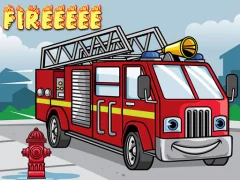 Xogo Fire Truck Jigsaw en liña