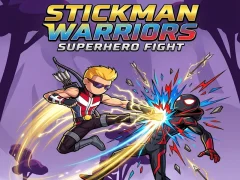 Permainan Stickman Warriors Superhero Fight talian