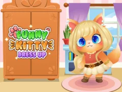 Funny Kitty Dress Up เกมออนไลน์