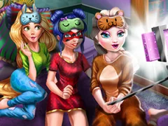 Xogo BFFs Sleepover Selfie en liña