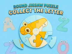 Round Jigsaw Puzzle Collect the Letter — безкоштовна онлайн гра